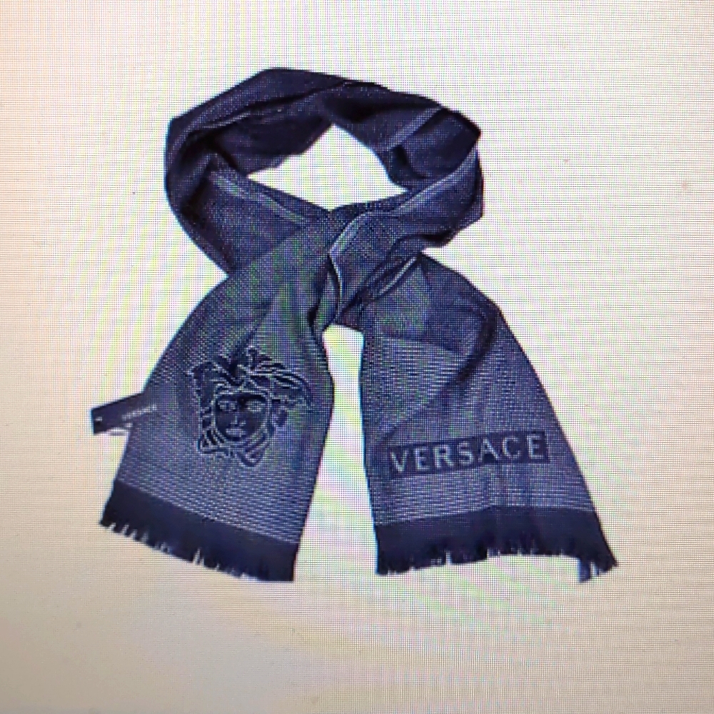 Versace Wool Scarf - Picture 3 of 8